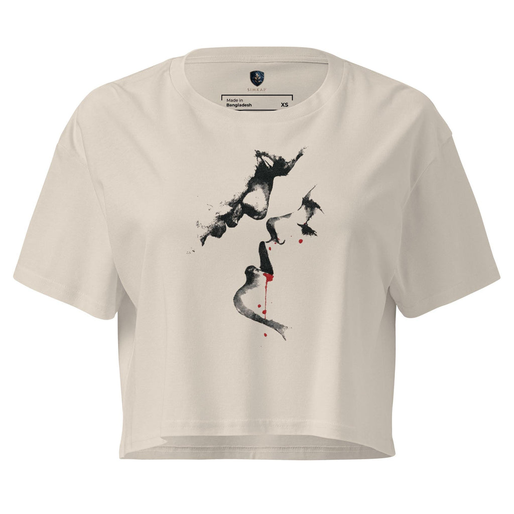 SimKap Women's Crop Top | Soft Cotton | Relaxed Fit