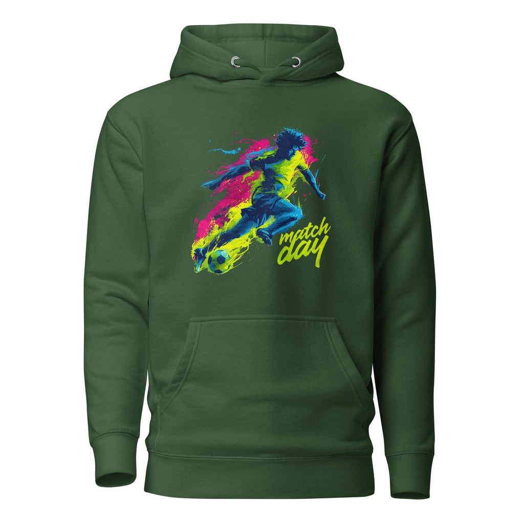 Unisex Soccer Graphic Hoodie: "Match Day" Streetwear Apparel