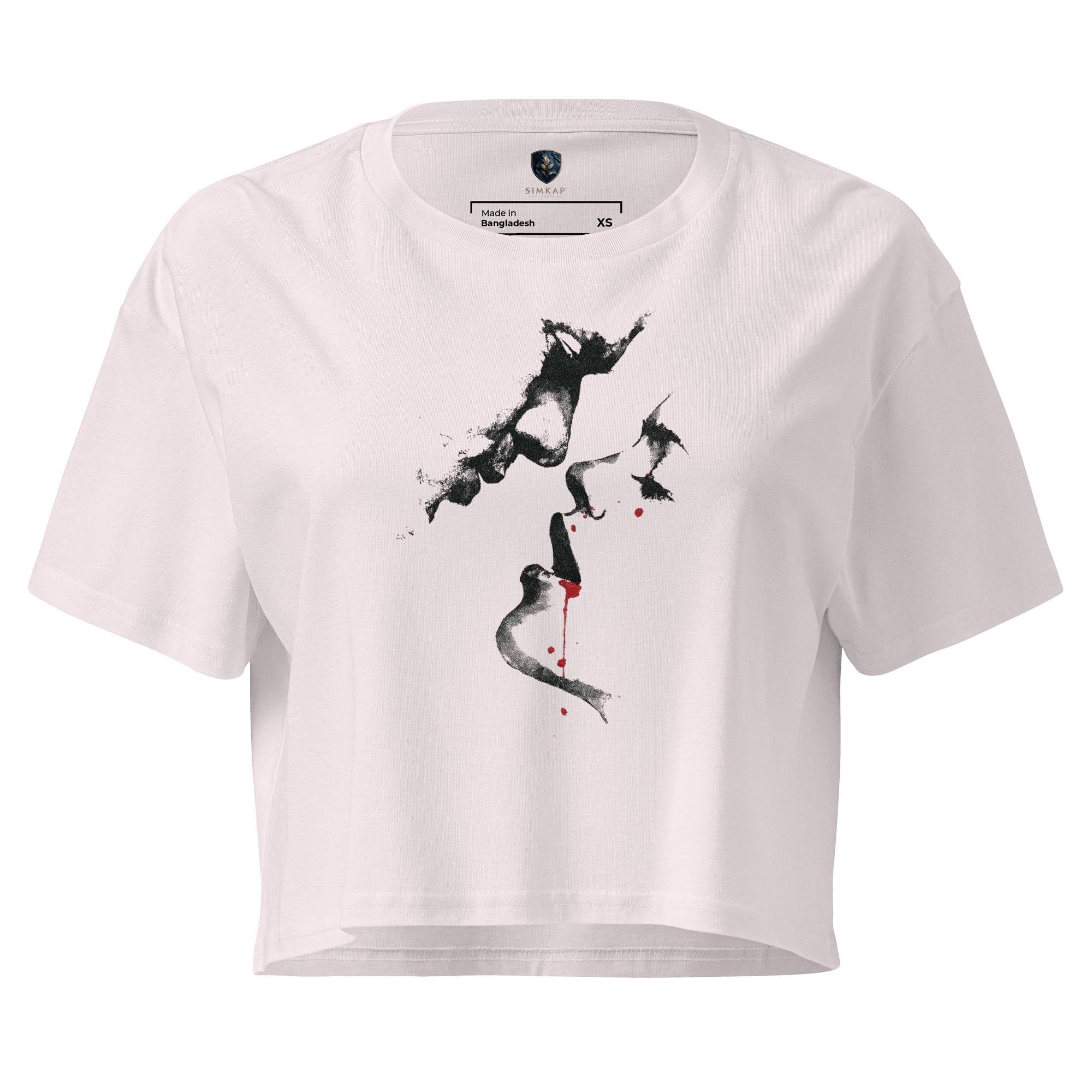 SimKap Women's Crop Top | Soft Cotton | Relaxed Fit