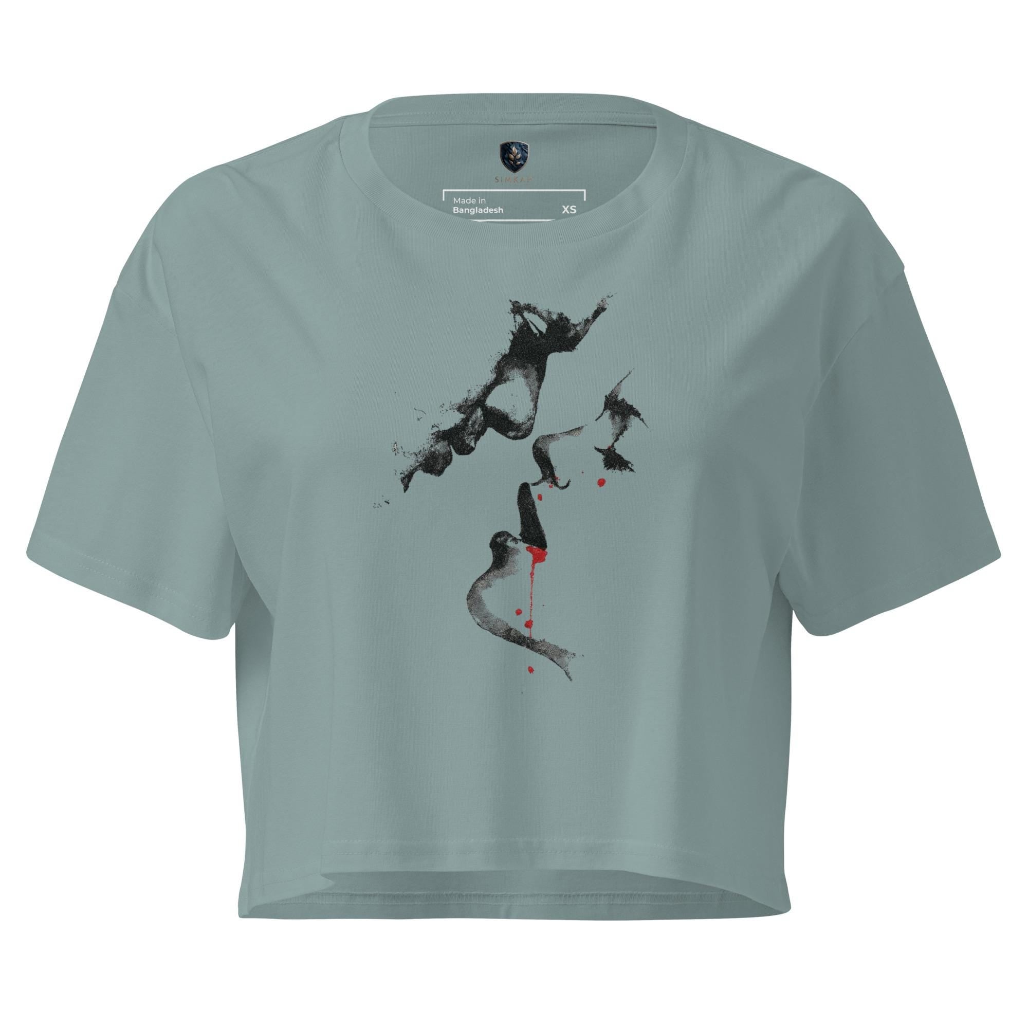 SimKap Women's Crop Top | Soft Cotton | Relaxed Fit