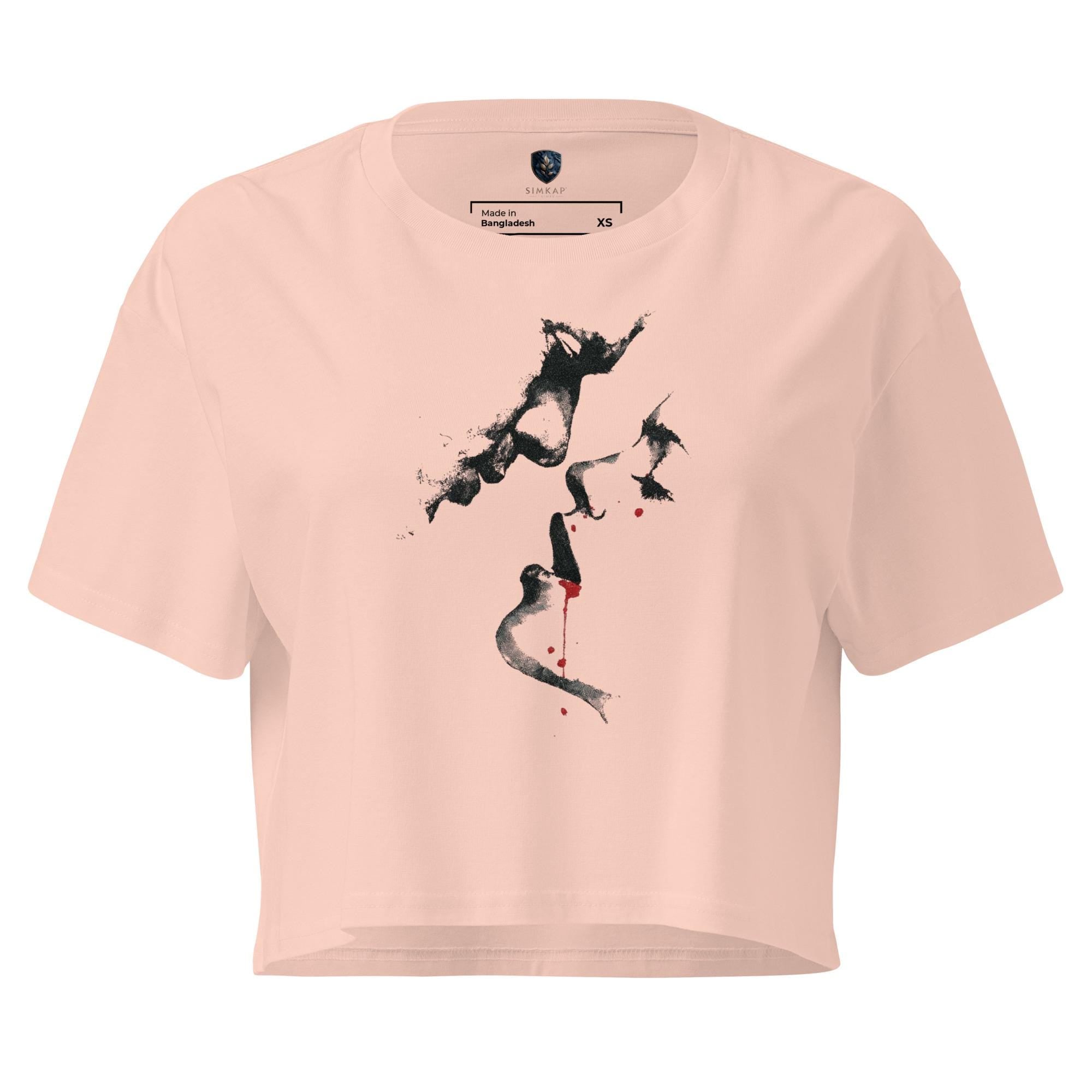 SimKap Women's Crop Top | Soft Cotton | Relaxed Fit