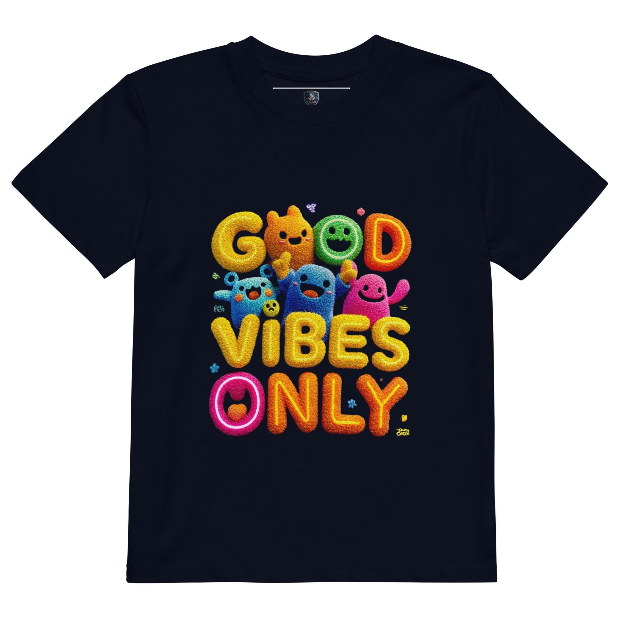 SimKap Kids Organic Cotton T-Shirt | Good Vibes Tee