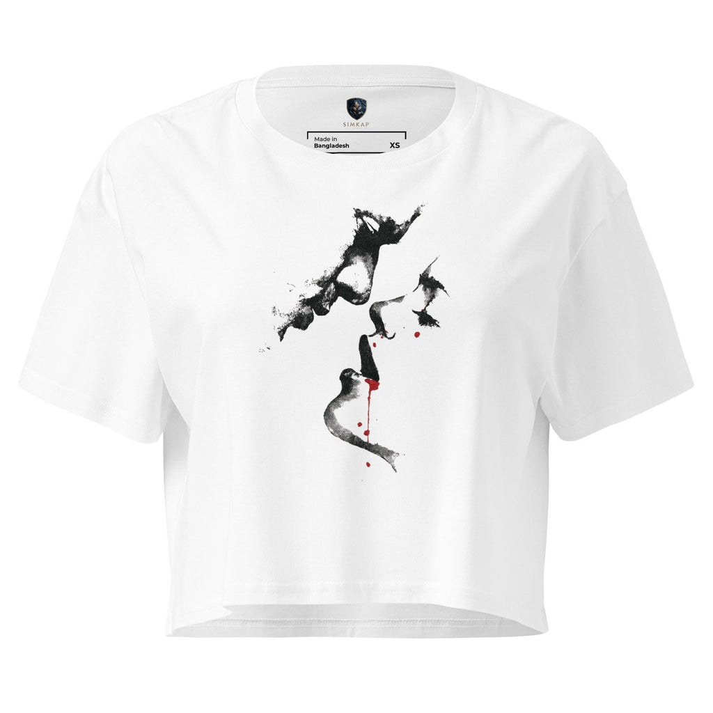 SimKap Women's Crop Top | Soft Cotton | Relaxed Fit