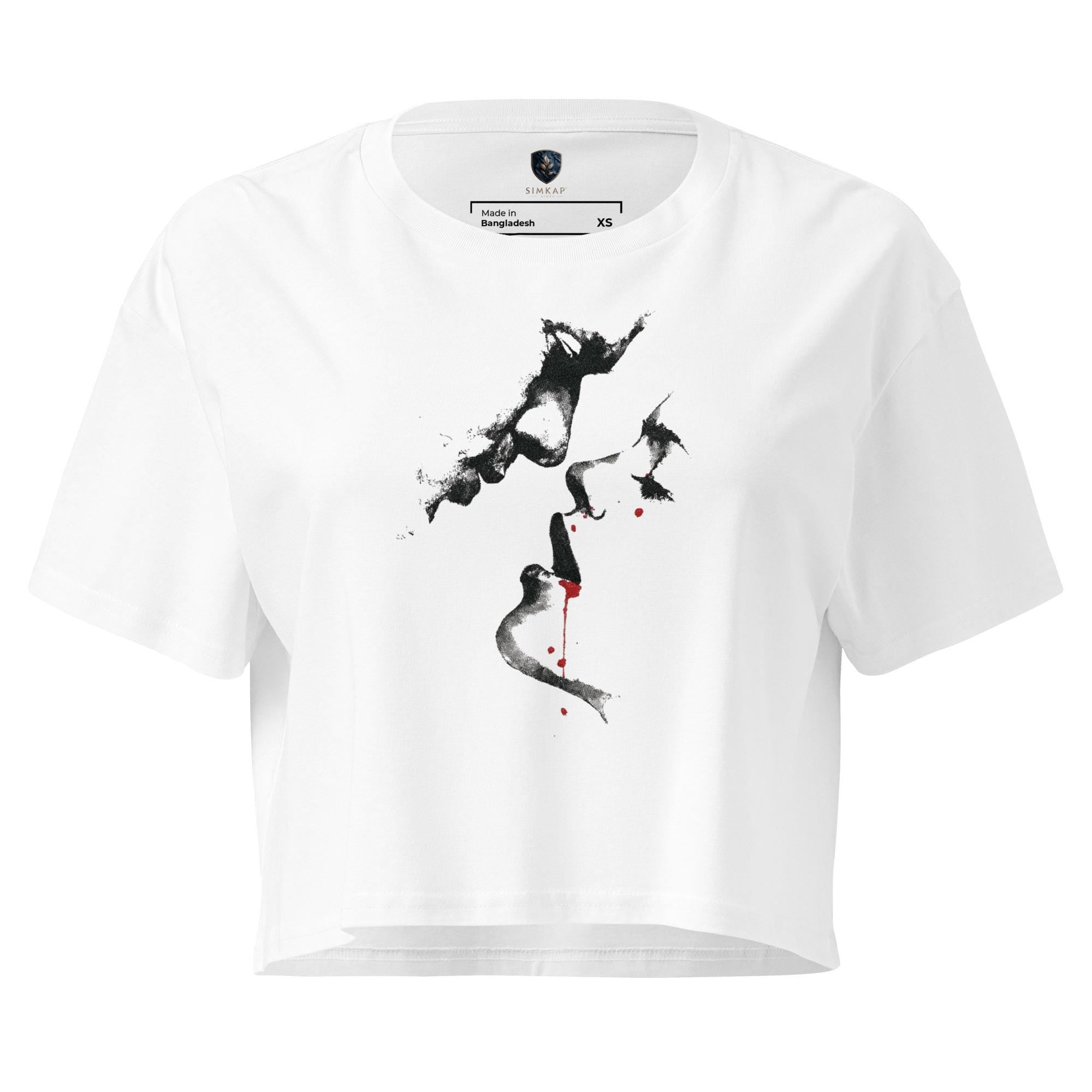 SimKap Women's Crop Top | Soft Cotton | Relaxed Fit