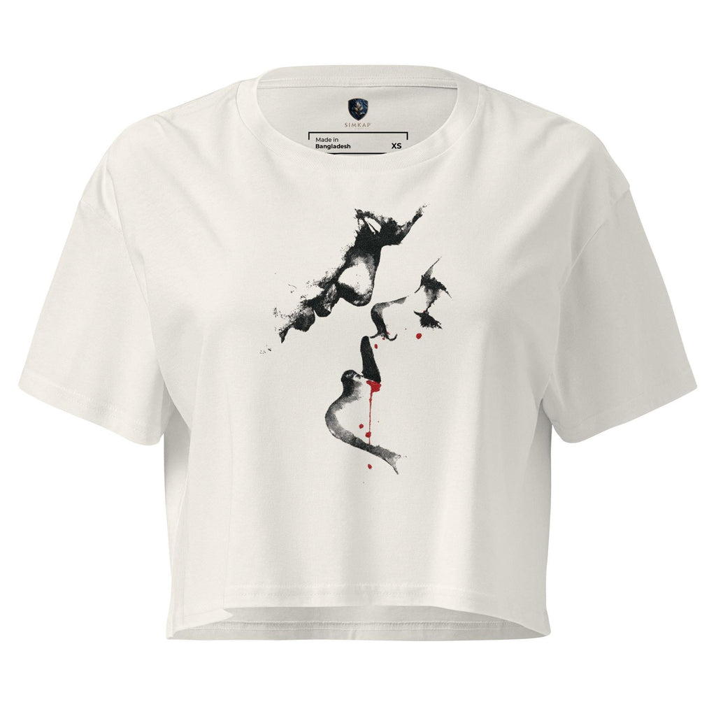 SimKap Women's Crop Top | Soft Cotton | Relaxed Fit