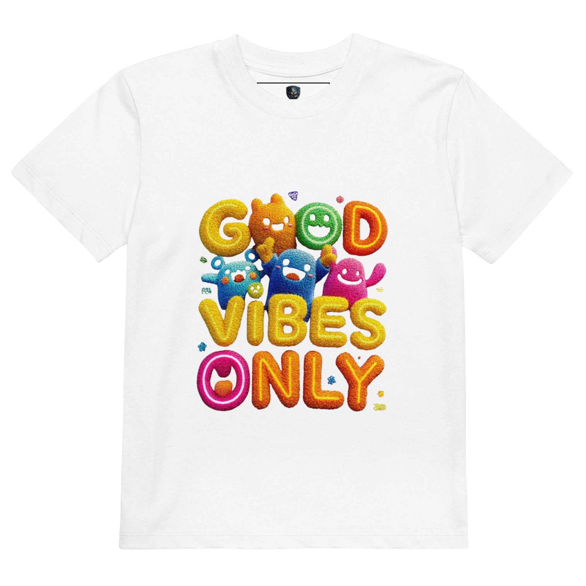 SimKap Kids Organic Cotton T-Shirt | Good Vibes Tee
