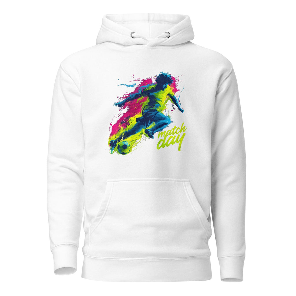 Unisex Soccer Graphic Hoodie: "Match Day" Streetwear Apparel